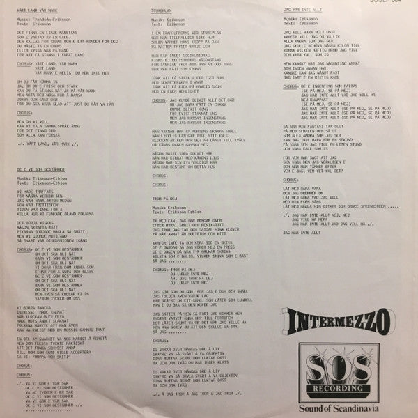 Intermezzo : Intermezzo (LP, Album)