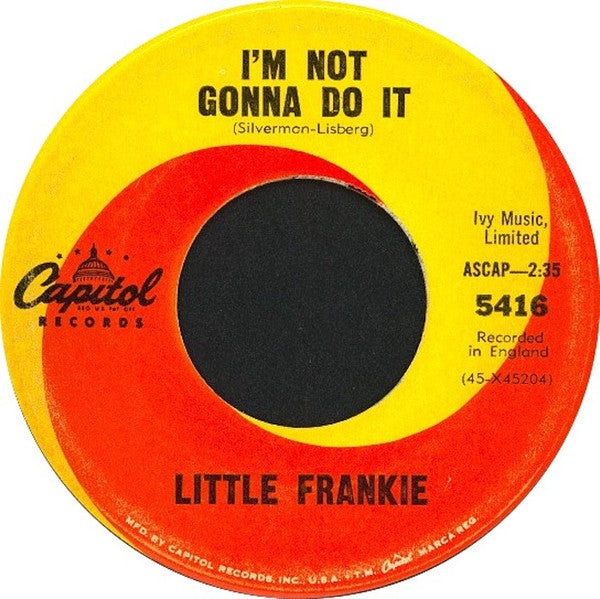 Little Frankie : The Kind Of Boy You Can't Forget  (7", Single)