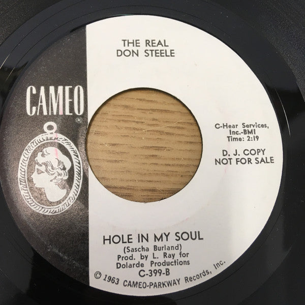 Don Steele (3) : Tina Delgado Is Alive / Hole In My Soul (7", Single, Promo)