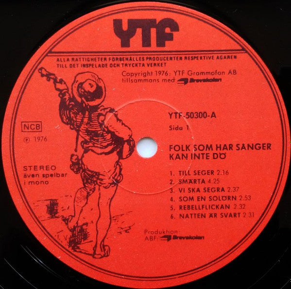 Monica Zetterlund / Thorstein Bergman : Folk Som Har Sånger Kan Inte Dö (LP)