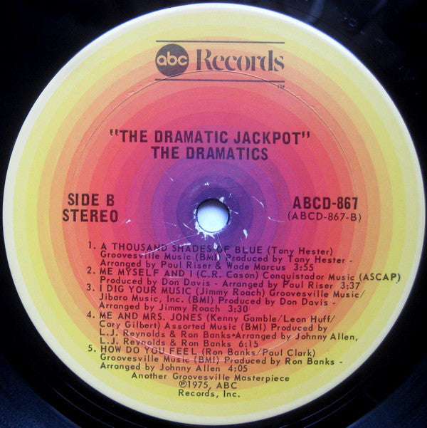 Ron Banks And The Dramatics : The Dramatic Jackpot (LP, Album, San)