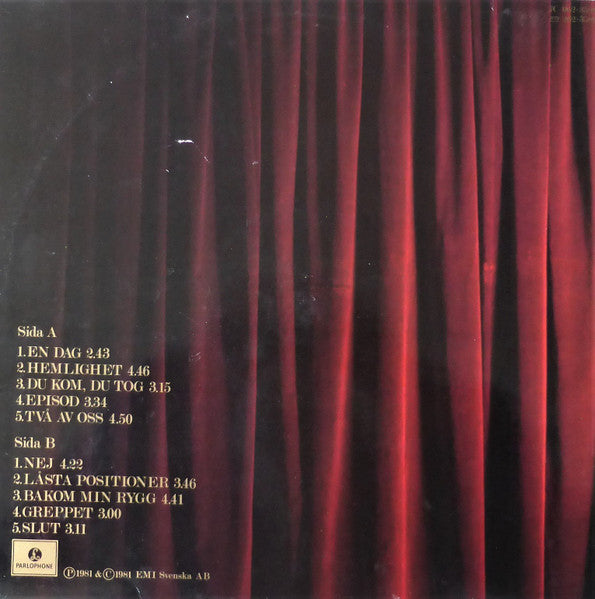 X Models : Hemligheter (LP, Album)