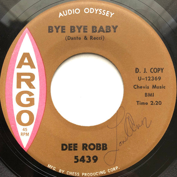 Dee Robb : The Prom / Bye Bye Baby (7", Single, Promo)