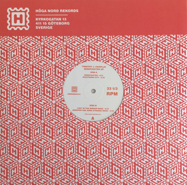 Tim Fairplay : Mindfighter EP (12", EP)