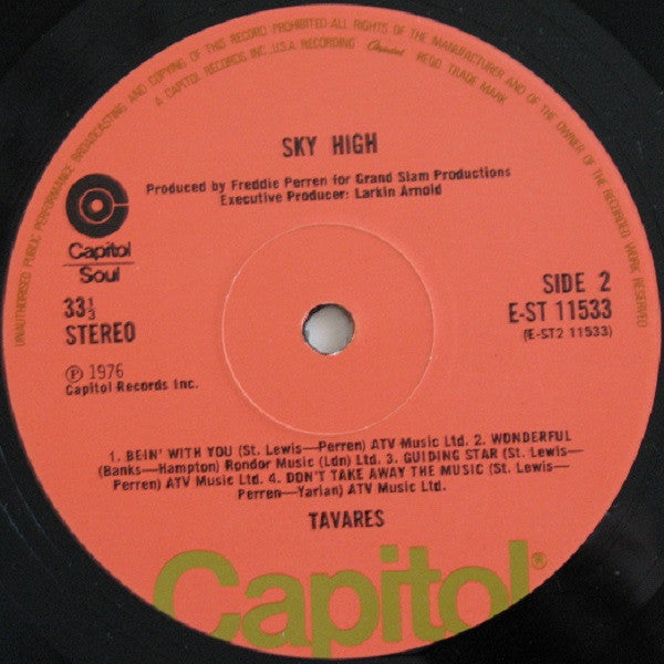 Tavares : Sky-High! (LP, Album)
