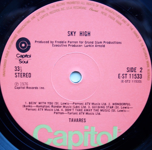 Tavares : Sky-High! (LP, Album)