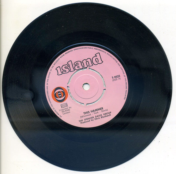 The Spencer Davis Group : This Hammer / Let Me Down Easy (7", Single, yel)
