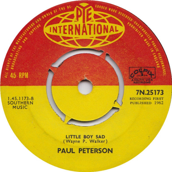 Paul Petersen : My Dad (7")
