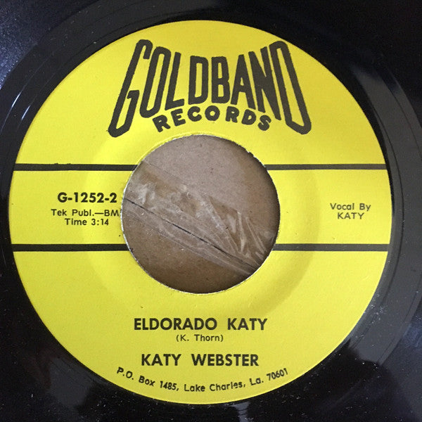 Katie Webster : San Antonio Here I Come / Eldorado Katy (7", Single)