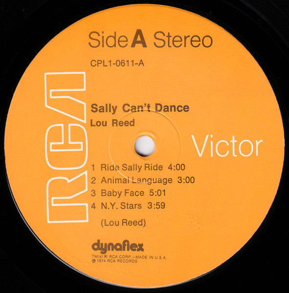 Lou Reed : Sally Can't Dance (LP, Album, Hol)