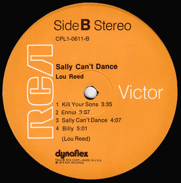 Lou Reed : Sally Can't Dance (LP, Album, Hol)