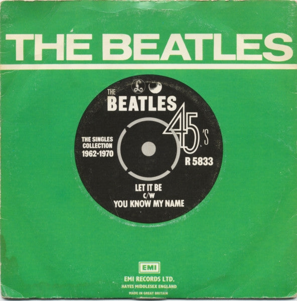 The Beatles : Let It Be c/w You Know My Name (7", Single, RE)