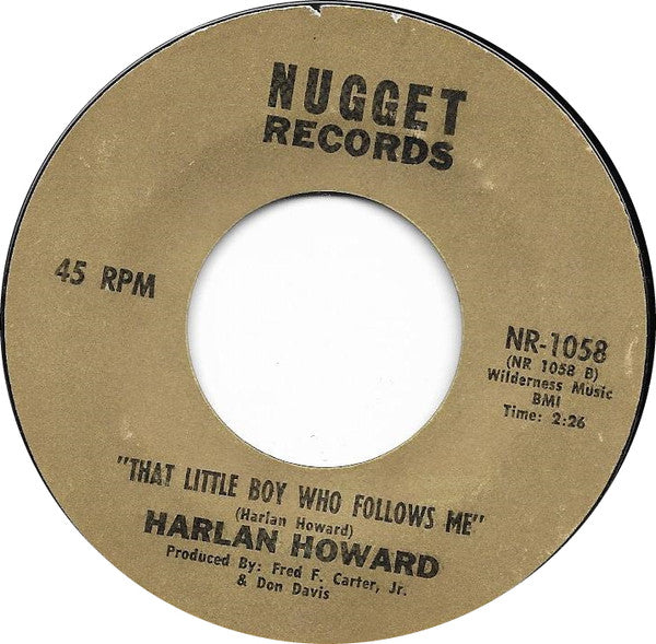 Harlan Howard : Sunday Morning Christian / That Little Boy Who Follows Me (7", Single, Mono, Styrene)