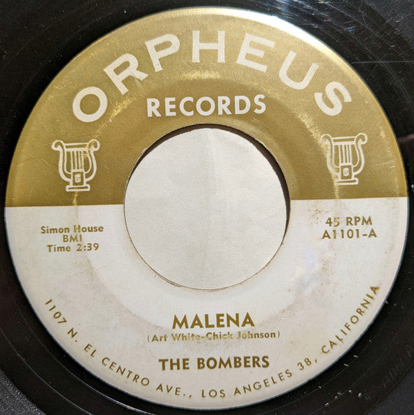 The Bombers (13) : Malena / I'll Never Tire Of You (7", Single, Mono)