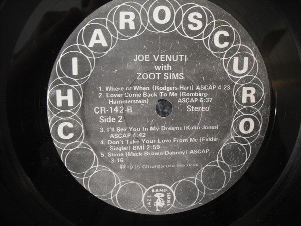 Joe Venuti And Zoot Sims : Joe Venuti And Zoot Sims (LP, Album)