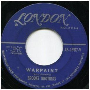 The Brook Brothers : Warpaint (7")