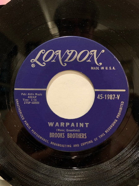 The Brook Brothers : Warpaint (7")
