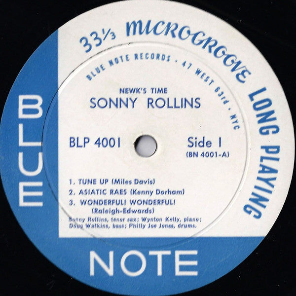 Sonny Rollins : Newk's Time (LP, Album, Mono, Pla)