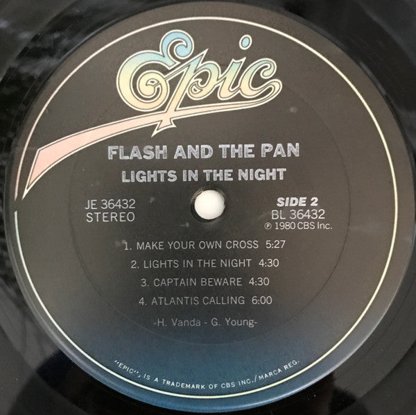 Flash & The Pan : Lights In The Night (LP, Album, Pit)