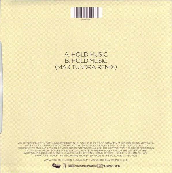 Architecture In Helsinki : Hold Music (7", Single)