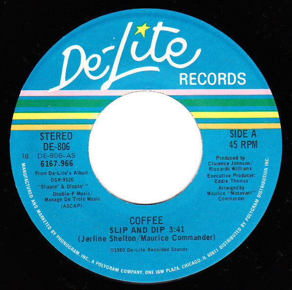 Coffee : Slip And Dip / A Promise (7", Single)
