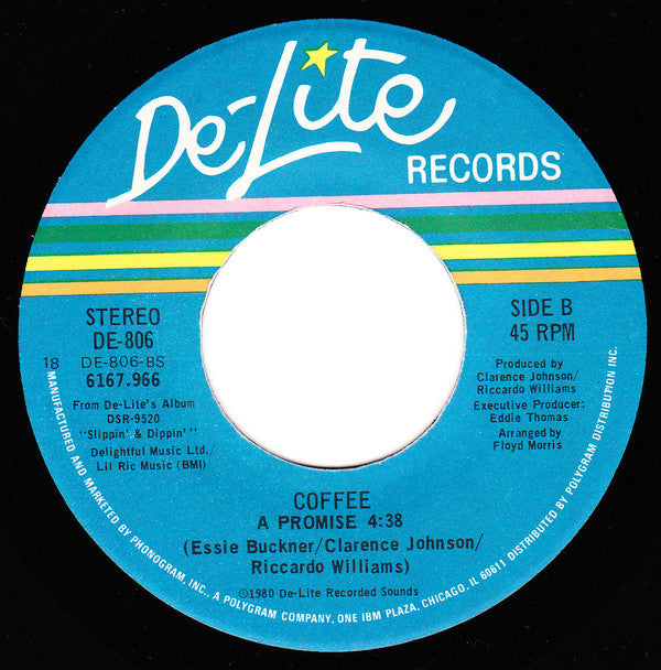 Coffee : Slip And Dip / A Promise (7", Single)