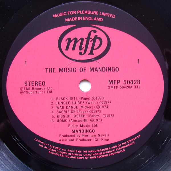 Mandingo (6) : Tiger In The Night (LP, Comp)