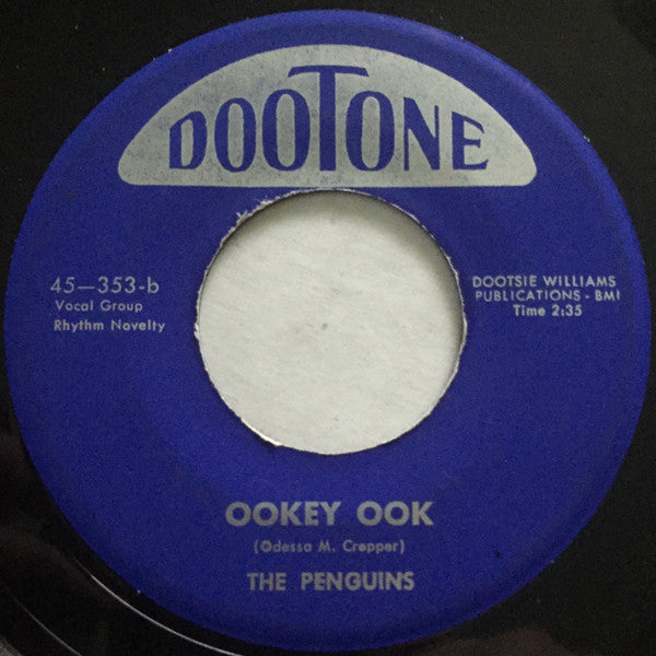 The Penguins : Love Will Make Your Mind Go Wild / Ookey Ook (7", Single, Blu)