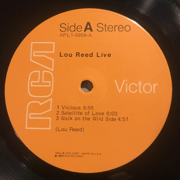 Lou Reed : Lou Reed Live (LP, Album, Hol)