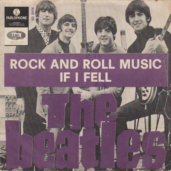 The Beatles : Rock And Roll Music / If I Fell (7", Single, Pur)