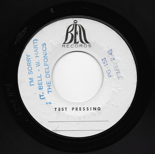 The Delfonics : I'm Sorry (7", Single, Mono, Styrene, TP, Bes)