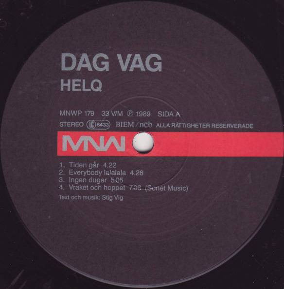 Dag Vag : Helq (LP, Album)
