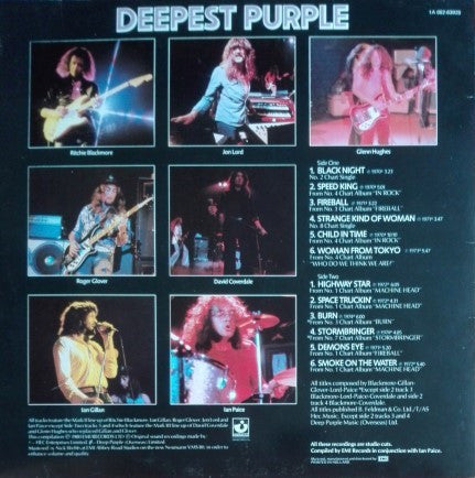 Deep Purple : Deepest Purple (The Very Best Of Deep Purple) (LP, Comp)