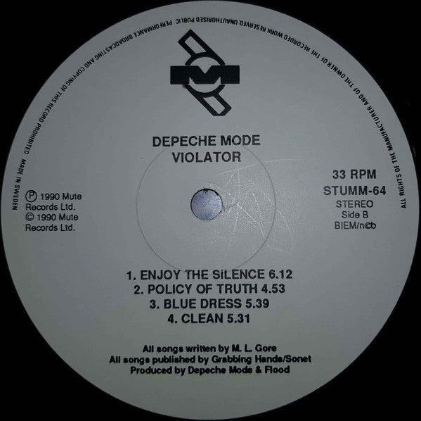 Depeche Mode : Violator (LP, Album)