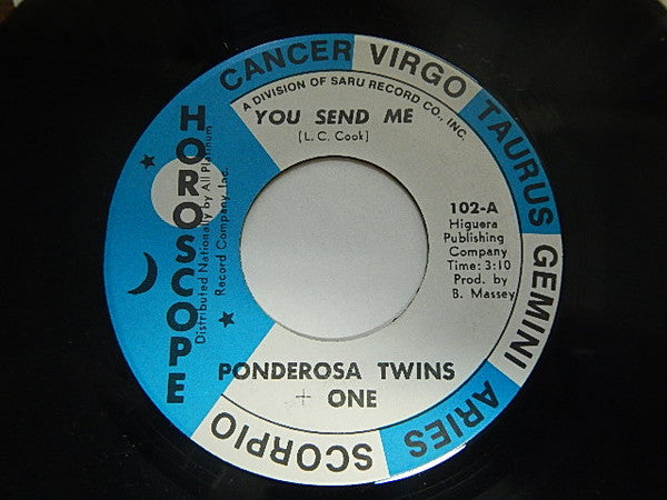 Ponderosa Twins + One : You Send Me / Hey Girl (7")