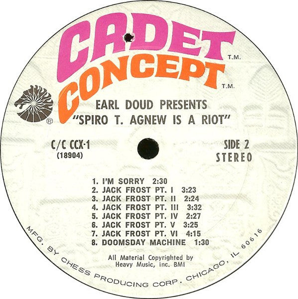 Earle Doud : Spiro T. Agnew Is A Riot (LP, Album)