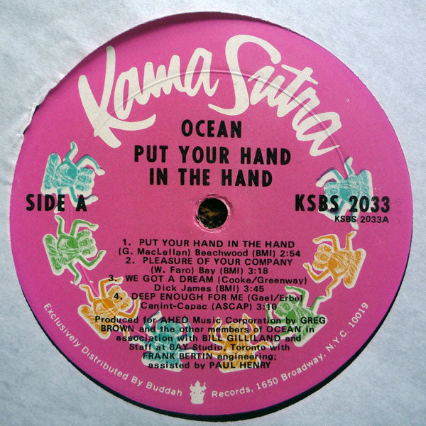 Ocean (3) : Put Your Hand In The Hand (LP, Album)