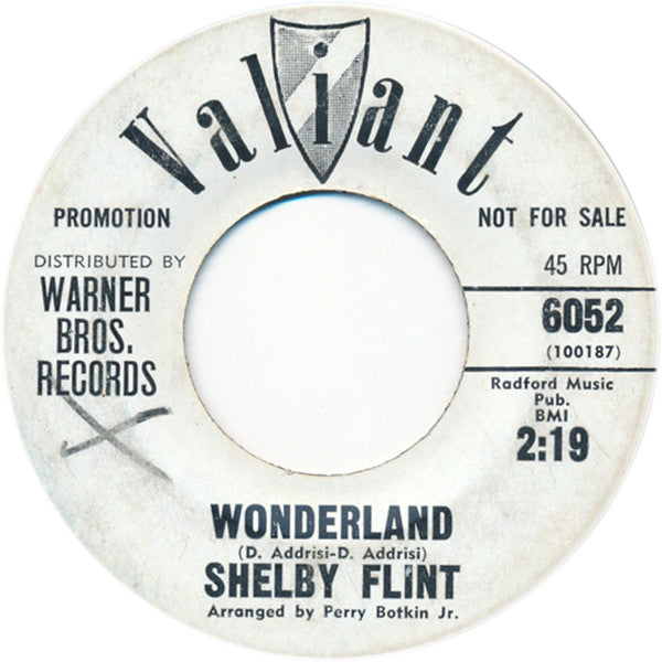 Shelby Flint : Wonderland (7", Promo)