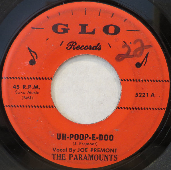 The Paramounts (10) : Uh-Poop-E-Doo  (7")