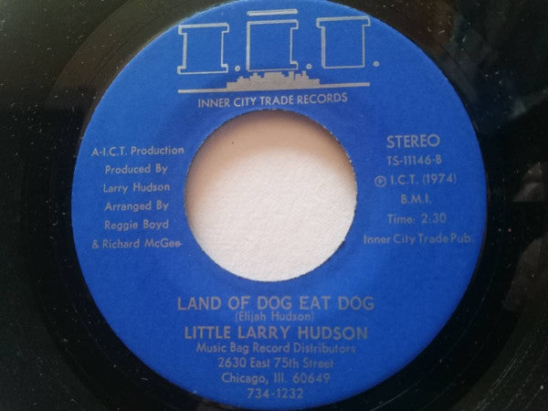 Little Larry Hudson : Strong Constitution (7")