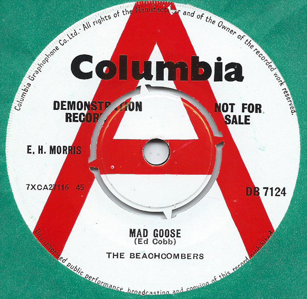 The Beachcombers (3) : Mad Goose / You Can't Sit Down (7", Single, Promo)
