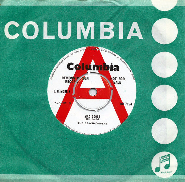 The Beachcombers (3) : Mad Goose / You Can't Sit Down (7", Single, Promo)