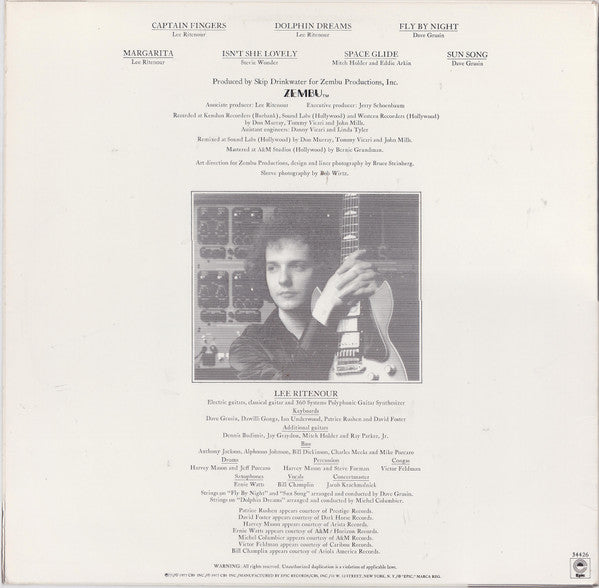 Lee Ritenour : Captain Fingers (LP, Album, RE)