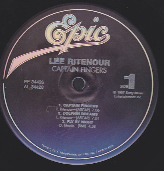 Lee Ritenour : Captain Fingers (LP, Album, RE)