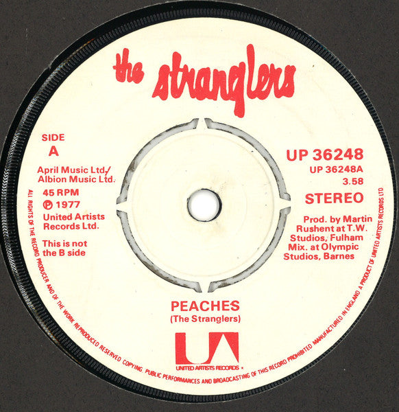 The Stranglers : Peaches / Go Buddy Go (7", Single, Apr)