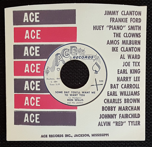 Ron Willis : Don't Come Too Late / Some Day You'll Want Me To Want You (7", Single)