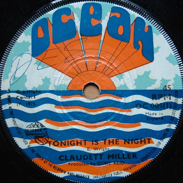 Claudette Miller : Tonight Is The Night (7", Single)