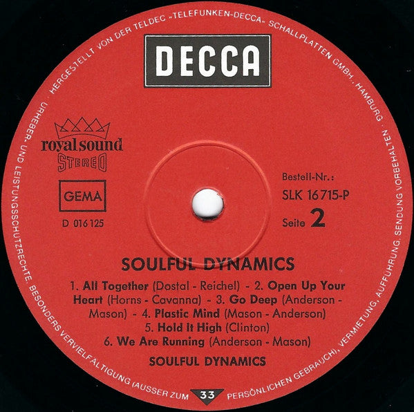 Soulful Dynamics : Soulful Dynamics (LP, Album)
