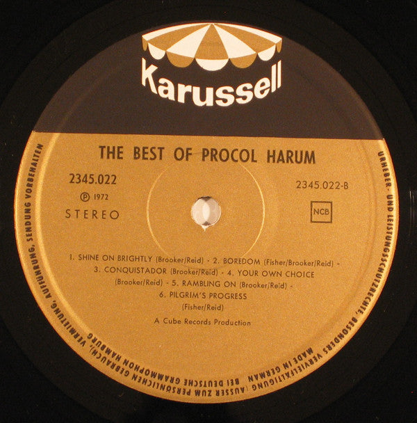 Procol Harum : The Best Of Procol Harum (LP, Comp)