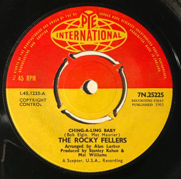 The Rocky Fellers : Ching-A-Ling Baby (7")
